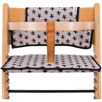 Cojín Jyoko para Trona Stokke Tripp Trapp - Adaptable a Cada Etapa, Compatible con Stokke Tripp Trapp, Color Dark Sky