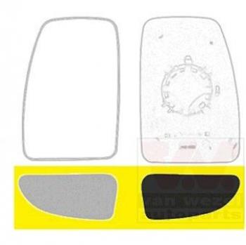 Cristal de espejo retrovisor exterior Van Wezel 3799833 para Isuzu D-Max desde 2002 hasta la actualidad