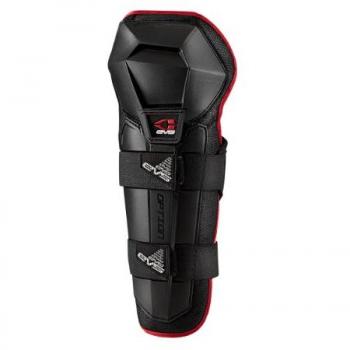 Rodillera EVS Option para Niños - Protector de rodilla/espinilla, color negro, tamaño único