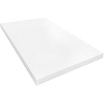 Plancha de Espuma Poliuretano Multiusos - 100 x 200 x 4 cm - Dureza Firme - Densidad 20 kg/m3
