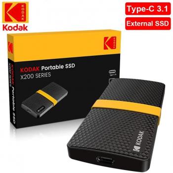KODAK Portable High-Speed External SSD USB 3.1 - 256GB, 512GB, 1TB, 2TB