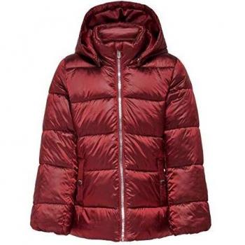 ONLY Chaqueta acolchada con capucha para niñas. Merlot 164 cm