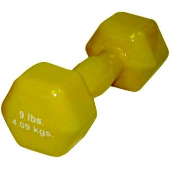 Cando W53646 Pesas, 4,09 kg, Amarillo