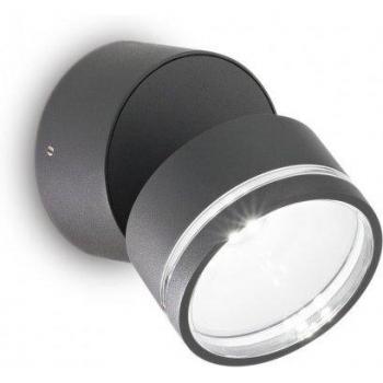 Foco Bombilla Omega 1 Vidrio, metal Antracita IP54 3000K