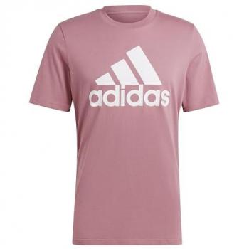 Camiseta de hombre Adidas Essentials Big Logo Jersey Rosa (L)
