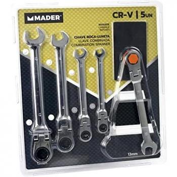 Llave Combinada, 5Un, CRV - MADER® | Hand Tools 61301