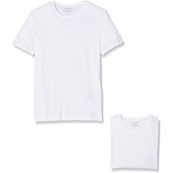 Jack & Jones Basic Crew Neck T-Shirt 2-Pack - White, Comfort Fit