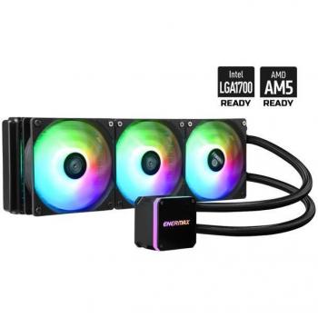 Enermax LIQMAX III 360 ARGB All-in-One Liquid CPU Cooler for AM4/AM5 & LGA 1700/1200/1151 with Dual-Chamber Water Block and RGB Fans