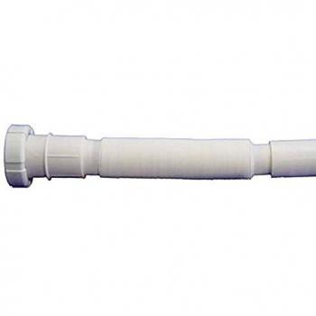 TECNOAGUA Alargadera Extensible para sifon, Blanco, 32-40