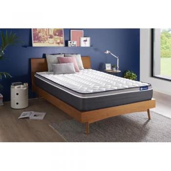 Colchón Actiflex Plus 130x220cm - Espesor: 26 cm - Muelles ensacados y memory foam - Muy rígido - 7 zonas de confort