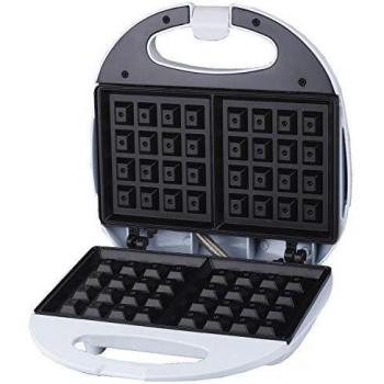 Comelec SA1207 Gofrera Eléctrica Doble 700W, Color Blanco