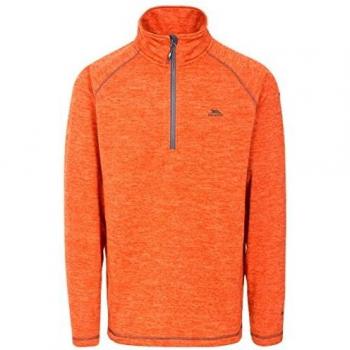 Trespass Mens Bungy Half Zip Airtrap Outdoor Walking Fleece Jacket Top