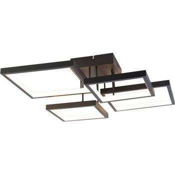 Plafón Negro LED 3 Pasos Regulable 4 Luces - Lejo