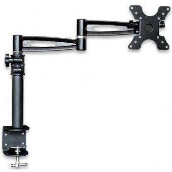 Soporte de Escritorio para Monitor 13-27 con Brazo Largo y Inclinación - Techly ICA-LCD 502BK