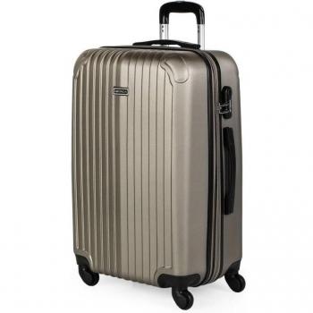 Maleta Itaca Sevron ABS Mediana - Champagne Bronce