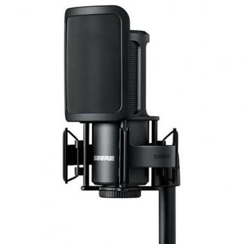 Micrófono Shure SM4-K Kit con Suspensión Anti-pop y Maleta de Transporte