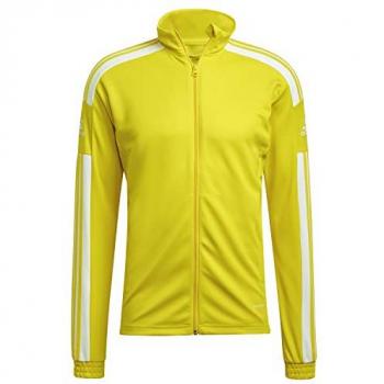 Adidas Squadra 21 Men's Training Jacket - Team Yellow/White, XS