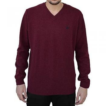 Timberland V Neck Sweater Sweater Sueter para Hombre Burdeos TB0A1OHBV15