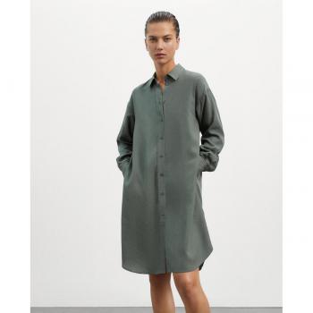 Vestido Topaz verde Ecoalf - Elegante prenda sostenible para mujer