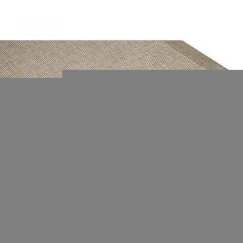 Lino fashion: gris estampada 100% lino camino de mesa