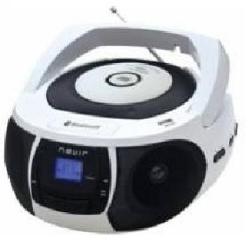 Nevir NVR-481UB - Radio CD con Bluetooth y USB, color blanco