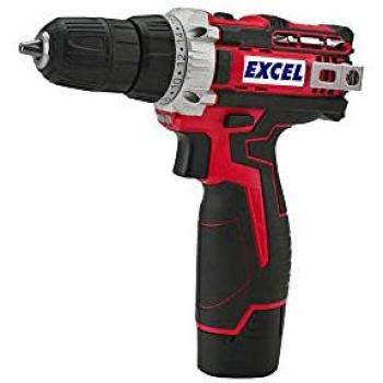 Taladro Atornillador de Litio 12V con Accesorios y Maletín TB120 Excel