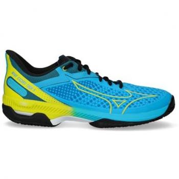 Mizuno Wave Exceed Tour 5CC - Zapatillas de tenis/pádel para hombre, color Jet Blue/Bolt 2 (Neon)/Black, talla 40 EU