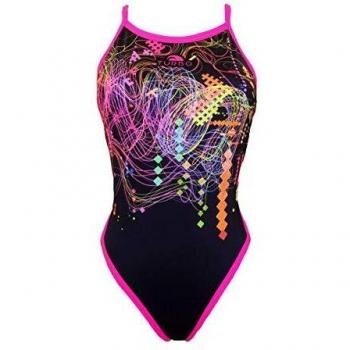 Turbo Traje De Baño Revolution Negro 3XL Mujer