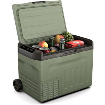 Klarstein Nevera de Compresor PolarForce 30L | Panel LCD | Iluminación | Todoterreno | Protección de Batería | 12V/230V
