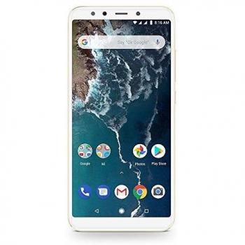 Xiaomi Mi A2 Smartphone Oro - Pantalla 5.99 - Snapdragon 660 AIE - Memoria 6GB RAM + 128GB - Cámara Dual (20+12)MP y Frontal 20MP - Conectividad 4G y Dual SIM - Batería 3010mAh