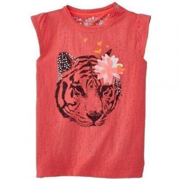Name it Iben - Camiseta para niña, color calypso coral, talla 2 años