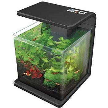 ICA E15N Nano Acuario Biotop Deluxe Natur, Negro