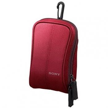 Sony LCSCSWR - Funda Blanda para cámara compacta, Color Rojo