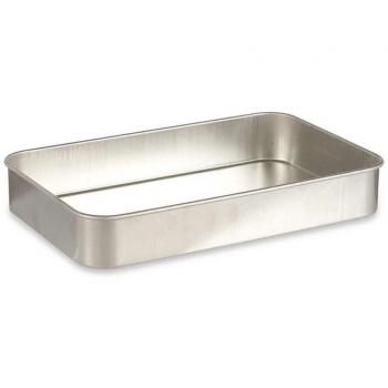 Rustidera de Aluminio Plateada 26 x 6,5 x 41 cm