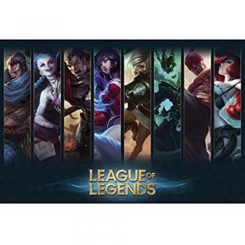 Póster Maxi Champions - League of Legends (61 x 91,5 cm) - Decora Tu Hogar