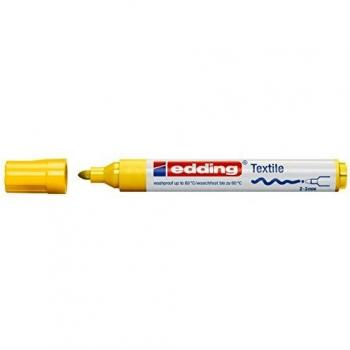 Edding 233246 - Rotulador tela, color amarillo