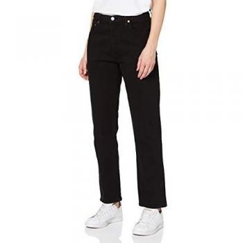 Levi's® Women's 501® Cropped Black Jeans, Size 31/L28, 5-Pocket Style