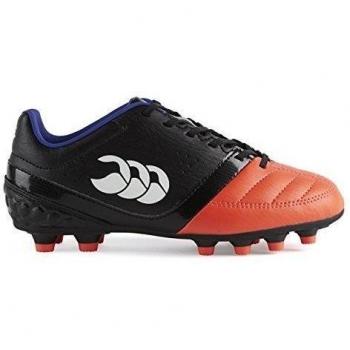 Canterbury Phoenix Club Moulded, Botas de Rugby Infantil, Negro