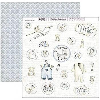 Dayka Trade Papel Estampado, Multicolor, 30 x 30 cm