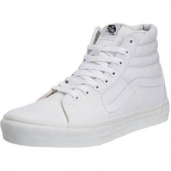 Vans SK8-Hi True White Canvas Sneakers