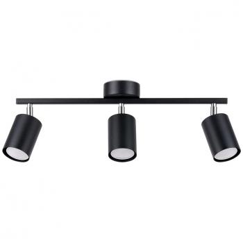 Sollux Lemmi Plafón LED moderno negro para dormitorio y salón, 50-60Hz, 220-230V, GU10