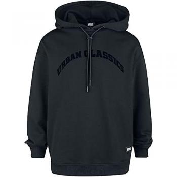 Urban Classics Gate Black Hoodie - Men's - Size S - 65% Cotton, 35% Polyester