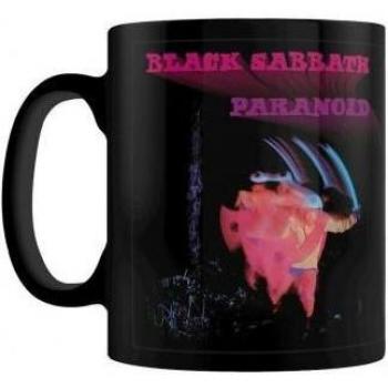 Taza Paranoica Black Sabbath Negro/Rosa 12cm x 8.7cm x 10.5cm