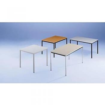 Mesa rectangular de tubo cuadrado revestido 800 x 800 mm - Kaiserkraft