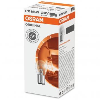 Bombilla del panel de instrumentos OSRAM P21/5W Standard 24V, 5/21W, Lámpara, luz intermitente OSRAM 7537, Osram Lámpara 24 V 21/5