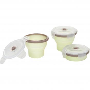 Babymoov A004404 - Pack de contenedores de silicona, 3 x 240 ml