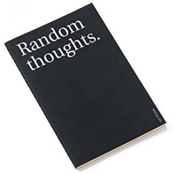 Cuaderno A5 Punteado Diseño Octagonal Pensamientos Aleatorios