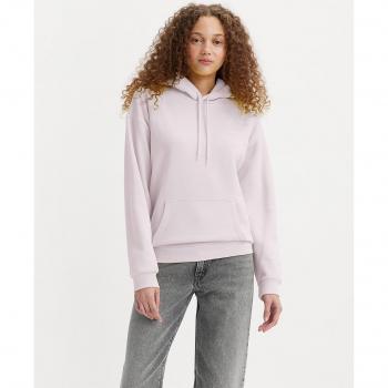 Levi's - Sudadera de mujer con capucha Everyday lila tamaño L