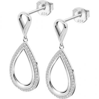 Pendientes Lotus Silver Pure Essential LP3717-4/1 Plata con circonita