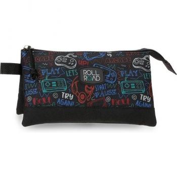 Estuche Roll Road Next Level tres Compartimentos
